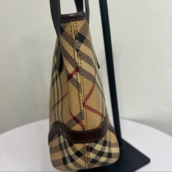 Vintage Burberry London Check  Mini Tote Bag Nova Plaid Bag Classic - Picture 3 of 15
